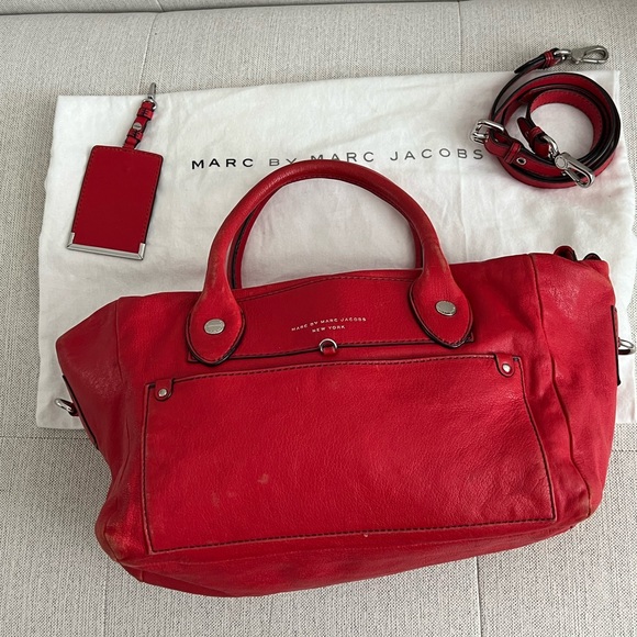 Marc by Marc Jacobs satchel tote with long strap - Picture 10 of 16
